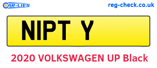 N1PTY are the vehicle registration plates.