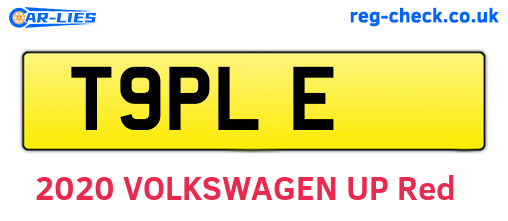 T9PLE are the vehicle registration plates.