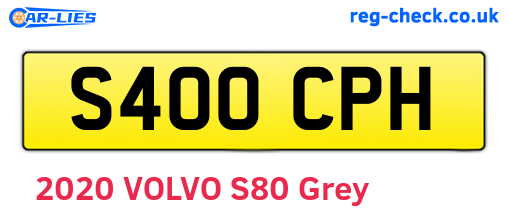 S400CPH are the vehicle registration plates.