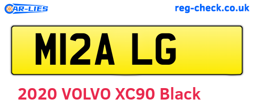 M12ALG are the vehicle registration plates.