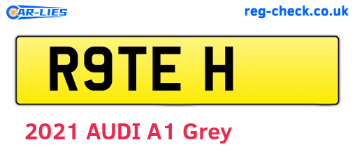 R9TEH are the vehicle registration plates.