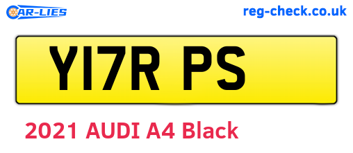 Y17RPS are the vehicle registration plates.