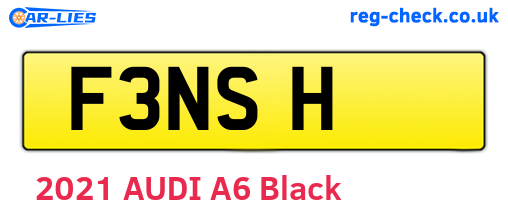 F3NSH are the vehicle registration plates.