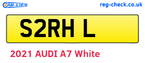 S2RHL are the vehicle registration plates.