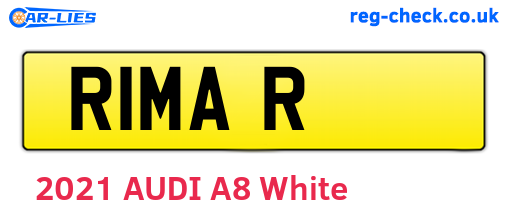 R1MAR are the vehicle registration plates.