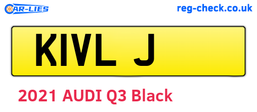 K1VLJ are the vehicle registration plates.