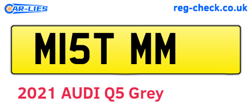 M15TMM are the vehicle registration plates.