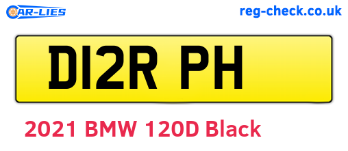 D12RPH are the vehicle registration plates.