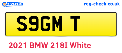 S9GMT are the vehicle registration plates.
