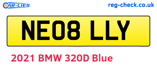 NE08LLY are the vehicle registration plates.