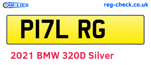 P17LRG are the vehicle registration plates.