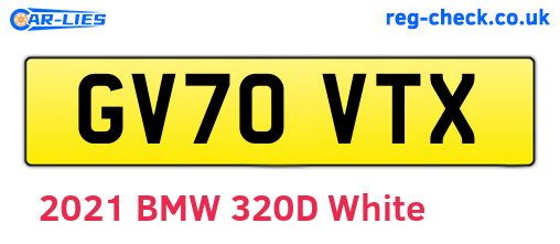 GV70VTX are the vehicle registration plates.