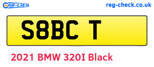 S8BCT are the vehicle registration plates.
