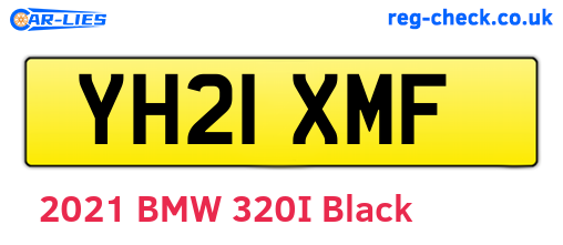 YH21XMF are the vehicle registration plates.