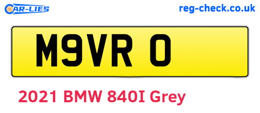M9VRO are the vehicle registration plates.