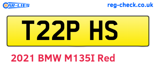 T22PHS are the vehicle registration plates.