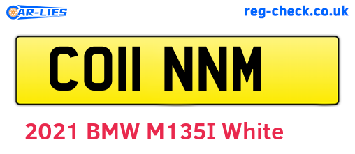 CO11NNM are the vehicle registration plates.