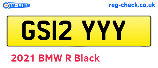 GS12YYY are the vehicle registration plates.