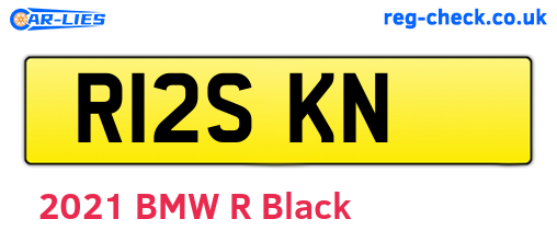 R12SKN are the vehicle registration plates.