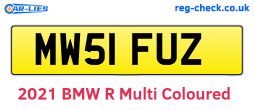 MW51FUZ are the vehicle registration plates.