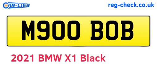 M900BOB are the vehicle registration plates.