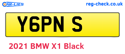 Y6PNS are the vehicle registration plates.