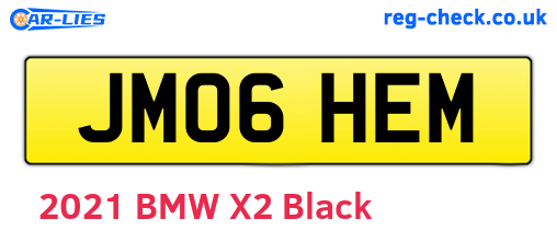 JM06HEM are the vehicle registration plates.