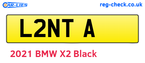 L2NTA are the vehicle registration plates.