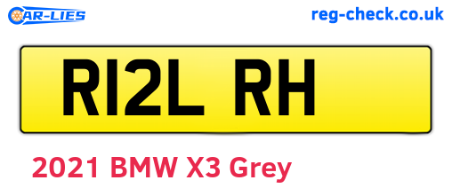 R12LRH are the vehicle registration plates.