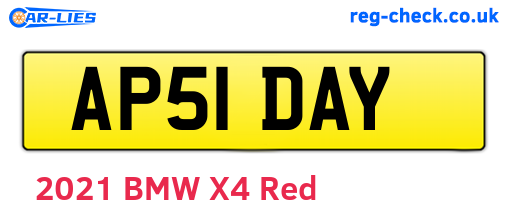 AP51DAY are the vehicle registration plates.