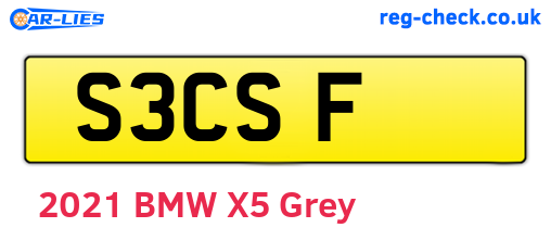 S3CSF are the vehicle registration plates.