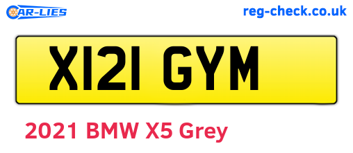 X121GYM are the vehicle registration plates.