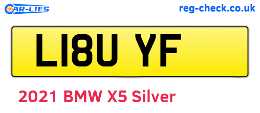 L18UYF are the vehicle registration plates.