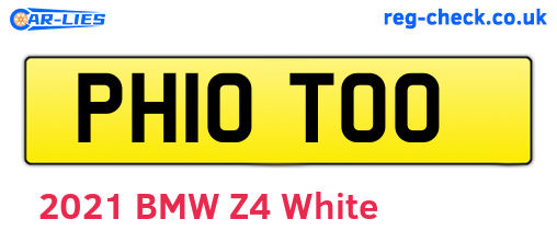 PH10TOO are the vehicle registration plates.