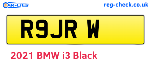 R9JRW are the vehicle registration plates.