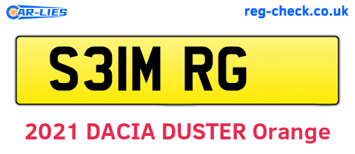 S31MRG are the vehicle registration plates.