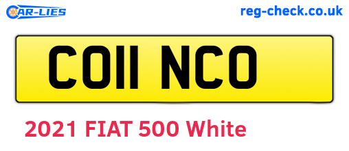 CO11NCO are the vehicle registration plates.