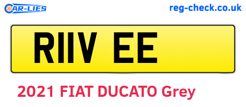 R11VEE are the vehicle registration plates.