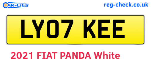 LY07KEE are the vehicle registration plates.