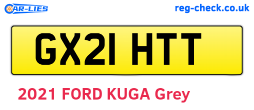 GX21HTT are the vehicle registration plates.