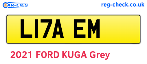 L17AEM are the vehicle registration plates.