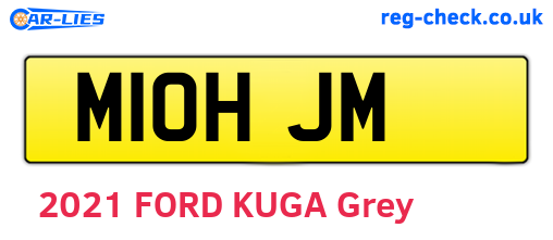 M10HJM are the vehicle registration plates.