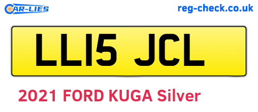 LL15JCL are the vehicle registration plates.
