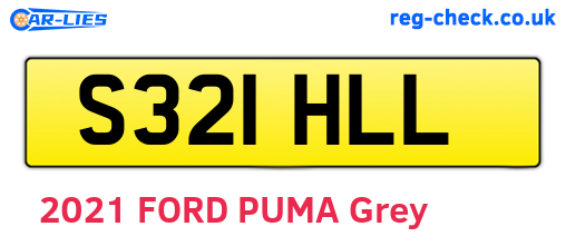 S321HLL are the vehicle registration plates.