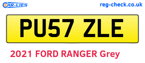 PU57ZLE are the vehicle registration plates.
