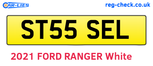 ST55SEL are the vehicle registration plates.