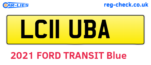 LC11UBA are the vehicle registration plates.