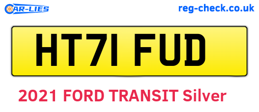 HT71FUD are the vehicle registration plates.