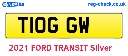 T10GGW are the vehicle registration plates.