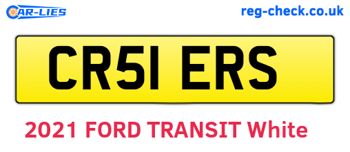 CR51ERS are the vehicle registration plates.
